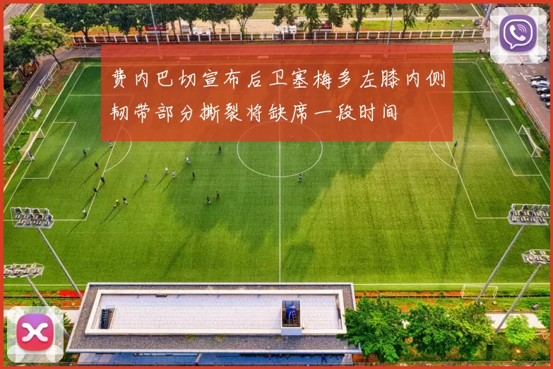 费内巴切宣布后卫塞梅多左膝内侧韧带部分撕裂将缺席一段时间