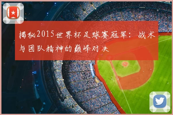 揭秘2015世界杯足球赛冠军:战术与团队精神的巅峰对决