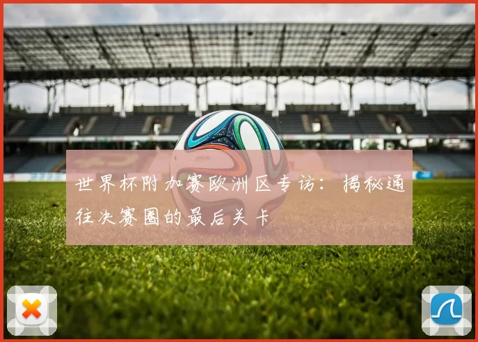 世界杯附加赛欧洲区专访：揭秘通往决赛圈的最后关卡