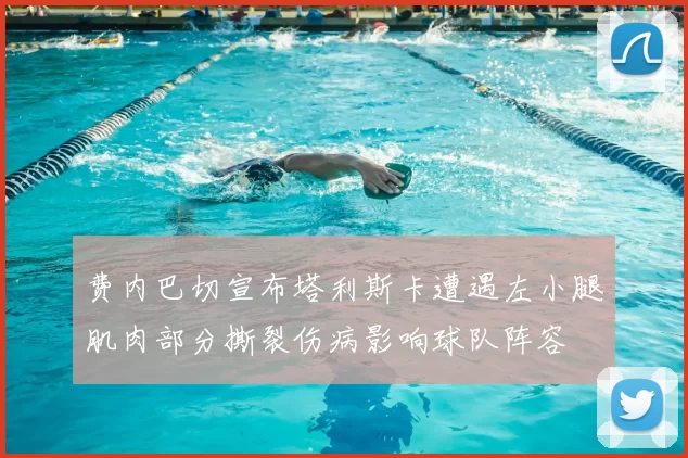 费内巴切宣布塔利斯卡遭遇左小腿肌肉部分撕裂伤病影响球队阵容